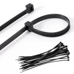 AMARRA PLASTICA NEGRA 200X4.8 100UNIDADES NEXXO - Imagen 2