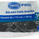 BOLSA BASURA 80x110 PLANA 10 UNID VTX PRO