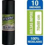 BOLSA BASURA ROLLO 70X90 IMPEKE 10UN