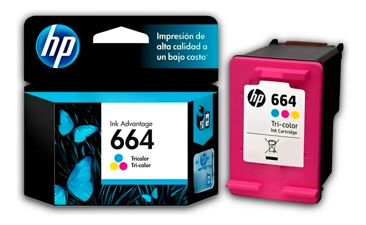 CARTRIDGE 664 TRICOLOR HP 1 CARTRIDGE 664 TRICOLOR HP - Imagen 1