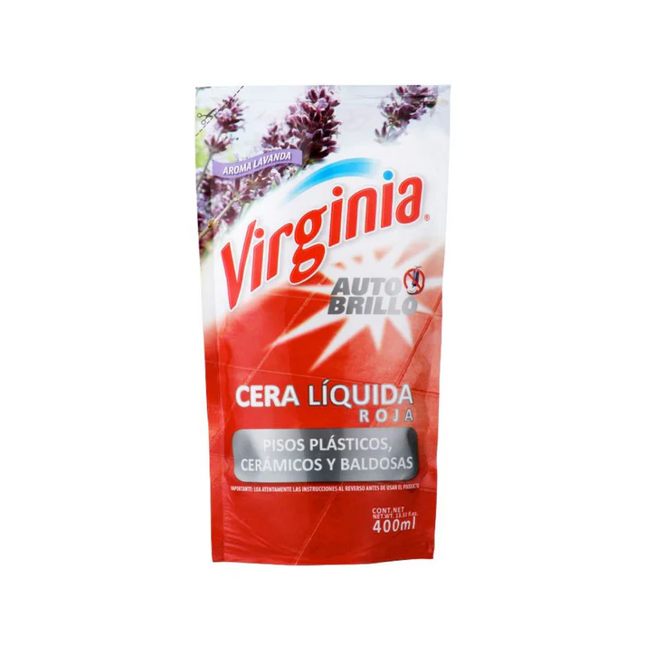 CERA LIQUIDA ROJA AUTOBRILLO 400ML DOY PACK CERA LIQUIDA ROJA AUTOBRILLO 400ML DOY PACK - Imagen 1