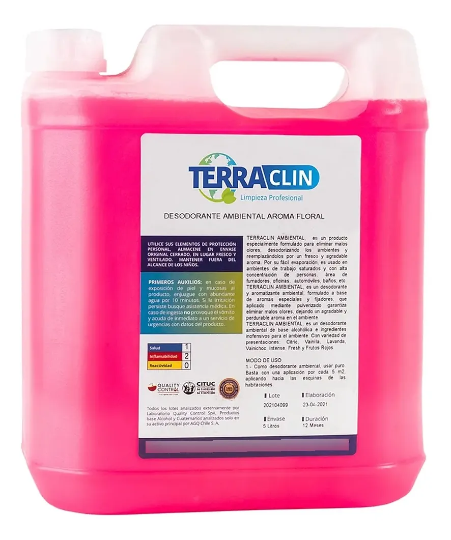 DESODORANTE AMBIENTAL 5 LT FLORAL TERRACLIN DESODORANTE AMBIENTAL 5 LT FLORAL TERRACLIN - Imagen 1