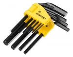 JUEGO DE 10 LLAVES ALLEN HEXAGONALES MM STANLEY - Imagen 2