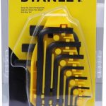 JUEGO DE 10 LLAVES ALLEN HEXAGONALES MM STANLEY
