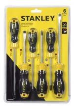 JUEGO DE 6 DESTORNILLADORES BASIC STANLEY