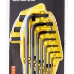 JUEGO DE LLAVES HEXAGONALES ALLEN PULGADAS 10 PIEZAS STANLEY