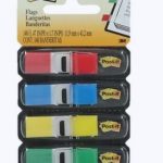 BANDERITA ADHESIVA 2IN X 1.5IN 3M DURABLE 4 COLORES