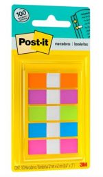 BANDERITA ADHESIVA 2IN X 1.5IN 3M DURABLE 4 COLORES - Imagen 2