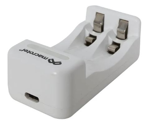 CARGADOR RAPIDO 2 PILAS AA+ 2 PILAS AAA MACROTEL CARGADOR RAPIDO 2 PILAS AA+ 2 PILAS AAA MACROTEL - Imagen 1