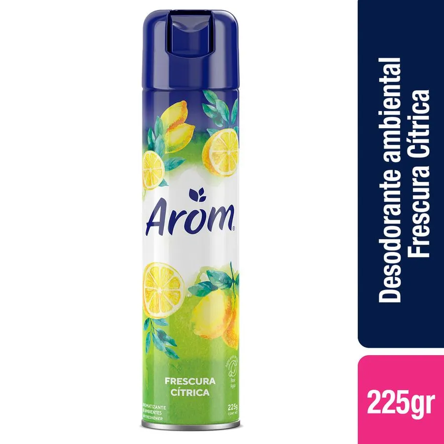 DESODORANTE AMBIENTAL AEROSOL 225GR AROM34 DESODORANTE AMBIENTAL AEROSOL 225GR AROM - Imagen 1