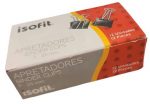 DOBLE CLIP NEGRO 25MM X 12UN ISOFIT - Imagen 3