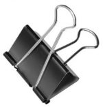 DOBLE CLIP NEGRO 32MM X 12UN ISOFIT - Imagen 2
