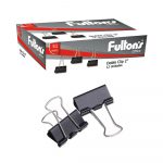 DOBLE CLIP NEGRO 51MM X 12UN FULTONS