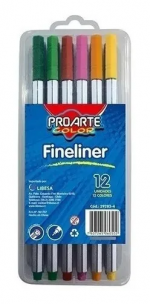 FINELINER 12 COLORES PROARTE - Imagen 3
