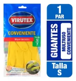 GUANTE AMARILLO CONVENIENTE S-CLASICA VIRUTEX