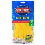 GUANTE LATEX AMARILLO VIRUTEX TALLA S