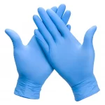 GUANTE NITRILO AZUL SIN POLVO TALLA L - CAJA 100UN