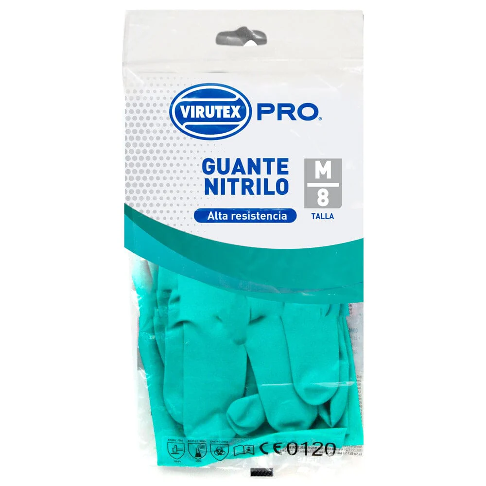 GUANTE NITRILO VERDE TALLA M STRONGER GUANTE NITRILO VERDE TALLA M STRONGER - Imagen 1