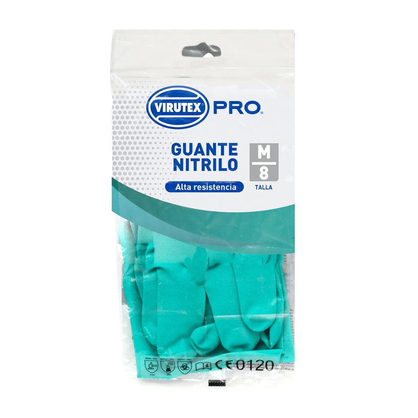GUANTE NITRILO VERDE TALLA M VTX PRO GUANTE NITRILO VERDE TALLA M VTX PRO - Imagen 1