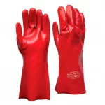 GUANTE PVC ANTIC 35CM ROJO