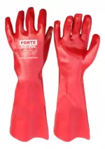 GUANTE PVC ANTIC 35CM ROJO - Imagen 2