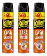 INSECTICIDA KILLER CASA Y JARDIN 560CC - Imagen 2