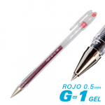 LAPIZ GEL G1 0.5 ROJO PILOT
