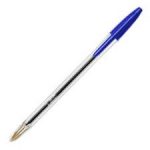 LAPIZ PASTA AZUL BIC PUNTA MEDIA