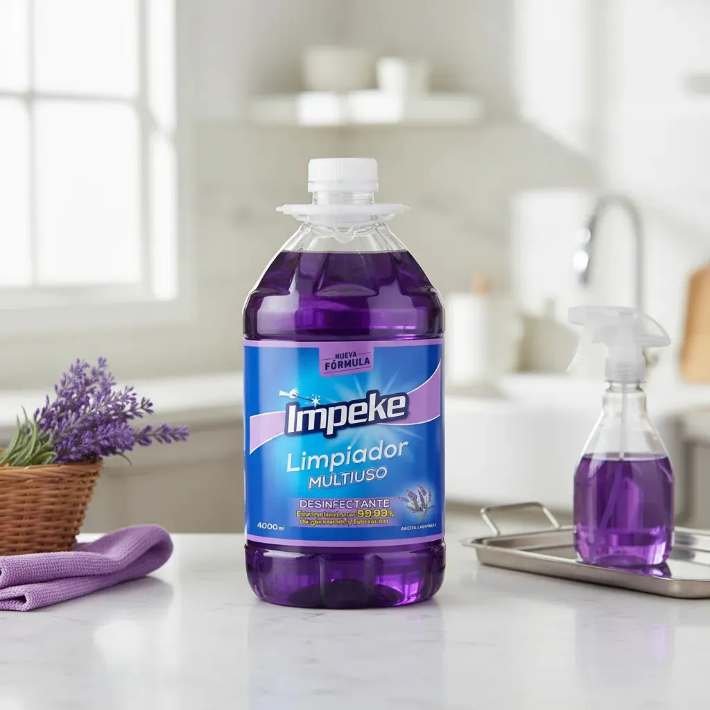 LIMPIADOR DESINFECTANTE AROMAS 4LT IMPEKE3 LIMPIADOR DESINFECTANTE AROMAS 4LT IMPEKE - Imagen 1