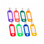 LLAVERO PLASTICO C/PLACA COLORES SURTIDOS HAND