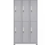 LOCKER METALICO 6 PUERTAS