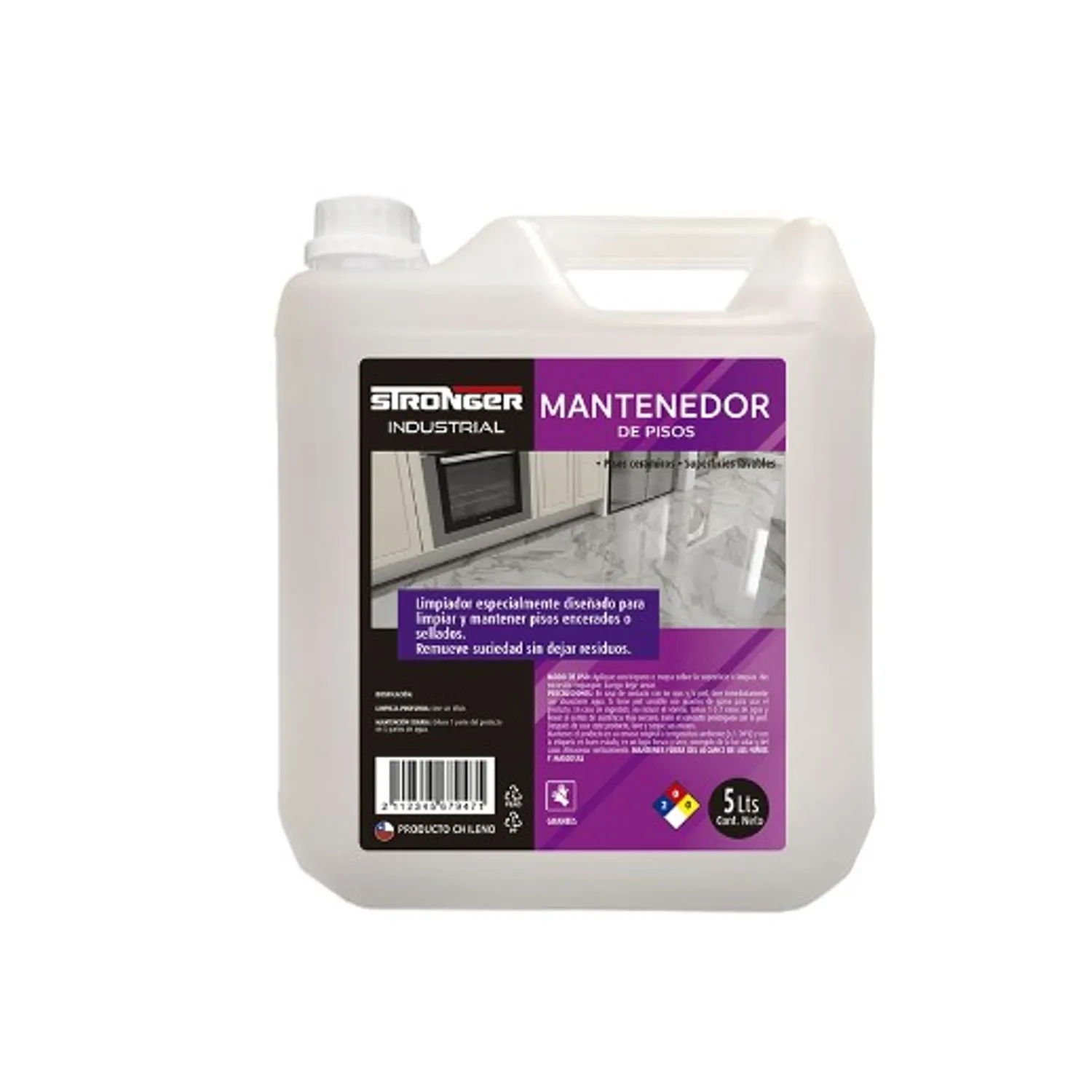MANTENEDOR DE PISOS 5 LT STRONGER MANTENEDOR DE PISOS 5 LT STRONGER - Imagen 1