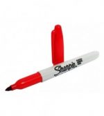MARCADOR CD PUNTA FINA ROJA SHARPIE