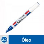 MARCADOR PERMANENTE OLEO PUNTA REDONDA AZUL PILOT