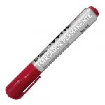 MARCADOR PERMANENTE OLEO PUNTA REDONDA ROJO ISOFIT