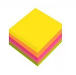 NOTAS ADHESIVAS NEON 76X76MM 400 HJS 5 COLORES M&G - Imagen 2