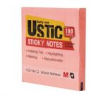 NOTAS ADHESIVAS ROSADO 75MM 100 HJS M&G - Imagen 3