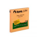 NOTAS ADHESIVAS TORRE NARANJO NEON 7.6X7.6 CM 100H