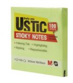 NOTAS ADHESIVAS VERDE 75MM 100 HJS M&G - Imagen 3