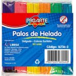 PALO DE HELADO COLOR PROARTE