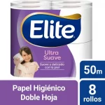 PAPEL HIGIÉNICO ELITE DOBLE HOJA ULTRA 50 M 8 UN. - Imagen 2