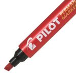 PLUMON PERMANENTE BISELADO ROJO SCA400 PILOT