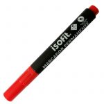 PLUMON PERMANENTE PTA.REDONDA ROJO ISOFIT