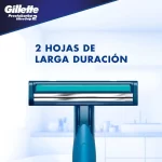 PRESTOBARBA  GILLETE DOBLE HOJA 12UN - Imagen 2