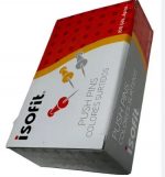 PUSH PINS CAJA 100 COLORES SURTIDOS ISOFIT - Imagen 3