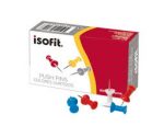PUSH PINS CAJA 100 COLORES SURTIDOS ISOFIT - Imagen 2
