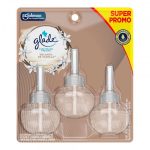 REPUESTO DESODORANTE AMBIENTAL GLADE ELÉCTRICO X 3 UNIDADES