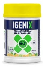 TOALLA DESINFECTANTE IGENIX TARRO 105 UNID - Imagen 2