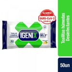 TOALLA DESINFECTANTE POUCH 50UN IGENIX - Imagen 3